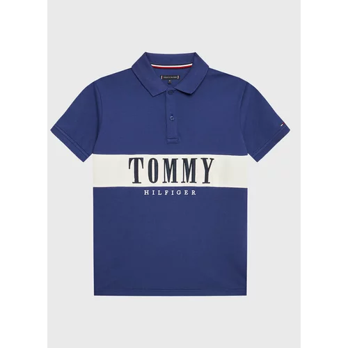 Tommy Hilfiger Polo majica KB0KB07947 D Mornarsko modra Regular Fit