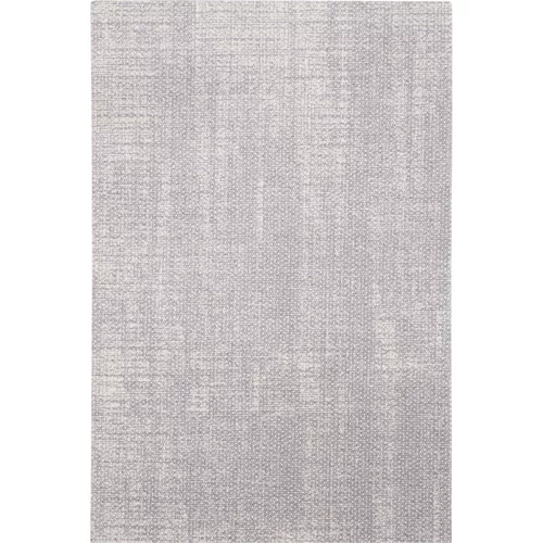 Agnella Svijetlo sivi vuneni tepih 133x180 cm Eden –