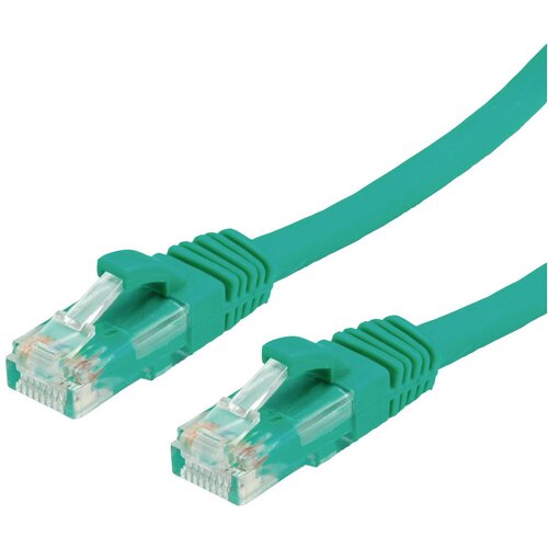 Value 21.99.1023 RJ45 omrežni kabel\, Patch kabel CAT 6 U/UTP 0.50 m zelena 1 kos, (20420813) Cene
