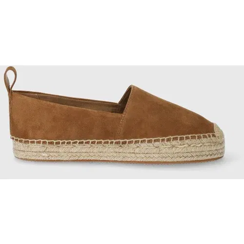 Boss Espadrile iz semiša Madeira bež barva, 50517280