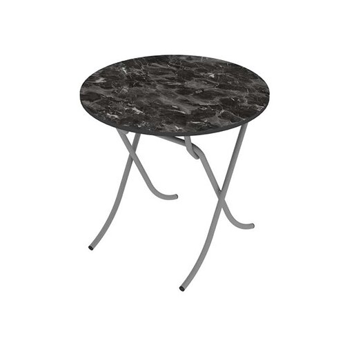 Alesta Sklopivi sto 80cm crni mermer AL10038CM Slike