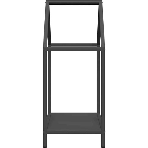  Stalak za drva crni 40x25x60 cm hladno valjani čelik Slike