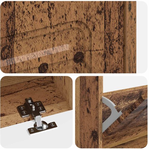  Ormar za cipele UTRECHT 78 x 24 x 100 cm Konstruirano drvo Slike