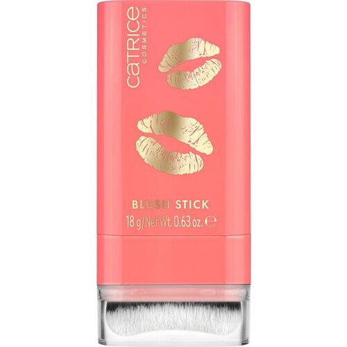 Catrice KISS &amp;amp; GLOW kremasto rdečilo v paličici odtenek C01 Cheeky Flirt 18 g Slike