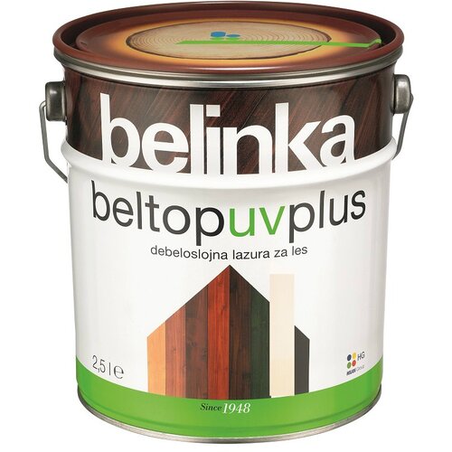 Belinka Lazura za za&amp;scaron;titu drva Beltop UV plus (Boja: Bijele boje, 2,5 l) Slike