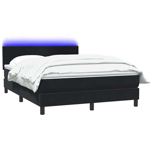 Box spring krevet s madracem crni 160x210 cm bar&amp;scaron;unasti Slike