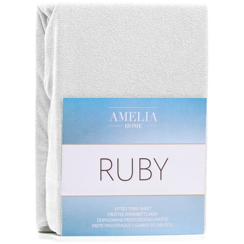 AmeliaHome Plahta s gumom Ruby 100-120x200 cm, bijela Cene
