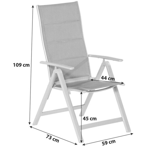 Gardenson vrtna garnitura taviano, 7-Delno, rjava Slike