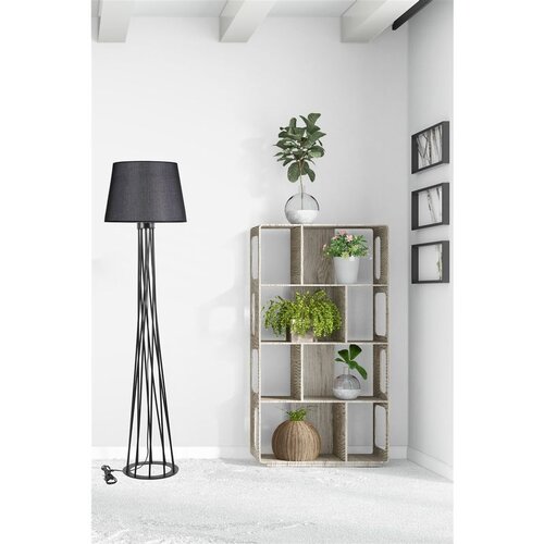 Opviq havin lambader siyah ayak pramit Hasır siyah abajurlu black floor lamp Slike