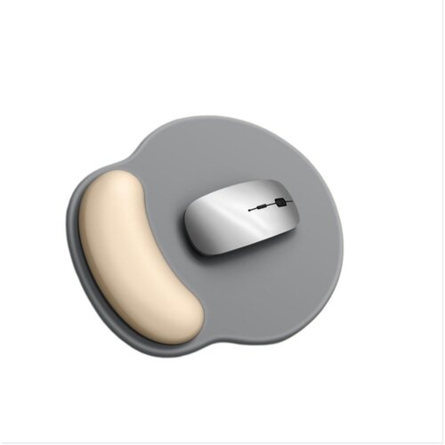 INF Ergonomska silikonska podloga z naslonom za zapestje, protizdrsna Grey+Silver, (5000264634) Cene