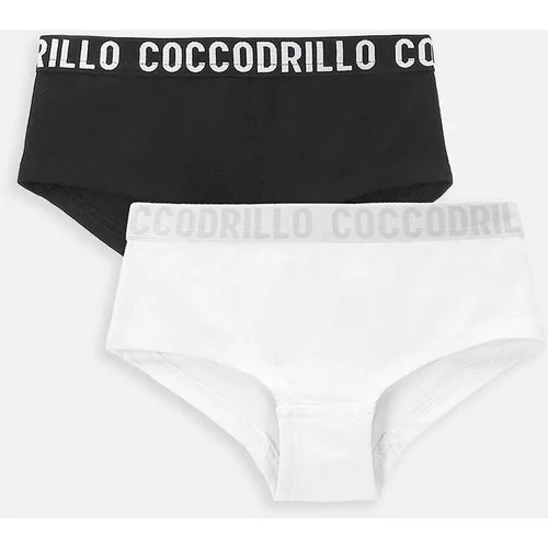 Coccodrillo Otroške spodnje hlače 2-pack črna barva