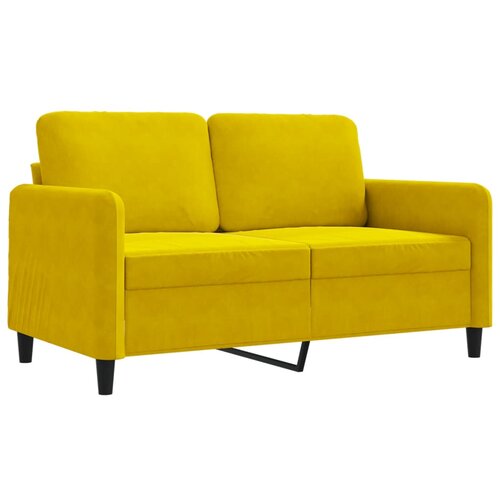 Maison Chic kavč - Sofa - Kanape dvosed rumen 120 cm žamet, (21726809) Cene