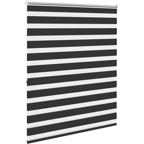 Zebra zavjesa 120,9 x 175 cm &amp;Scaron;irina tkanine 116,7 cm crna Slike