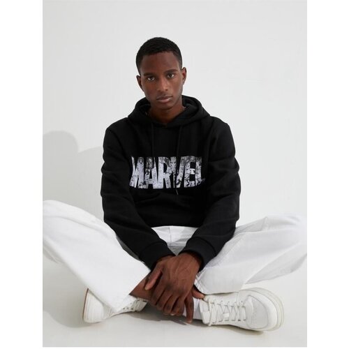 Koton Sweatshirt - Black - Relaxed fit Slike