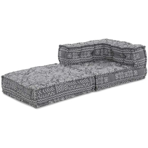  Modularni Pouf Svijetlo Sivi 70x70x54 Tkanina Cijene