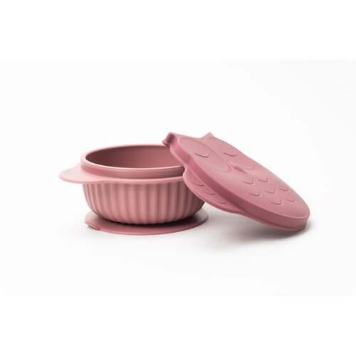 innoGIO GIOfresh Owl silikonska zdjelica sa zatvaračem Pink 380 ml Cene