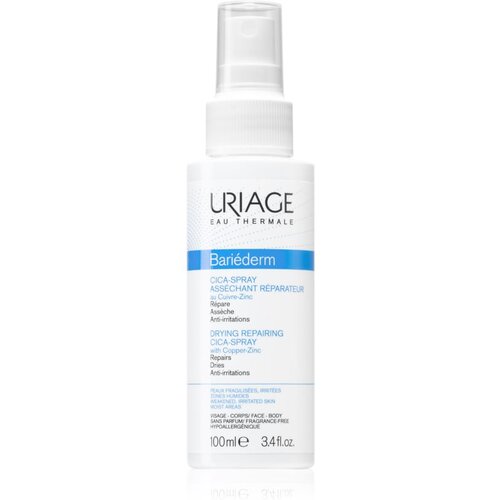 Uriage Bariéderm Drying Repairing Cica-Spray sprej za obnavljanje s bakrom i cinkom koji isušuje 100 ml Cijene