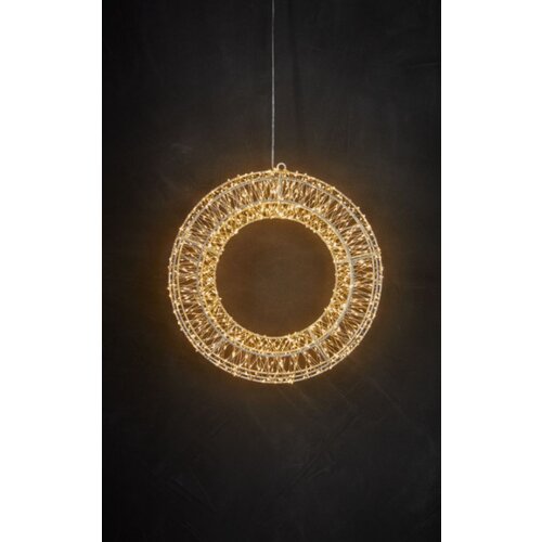 Novogodišnje venac Skriftsten fi 36cm sa LED rajmerom ( 6112000 ) Slike