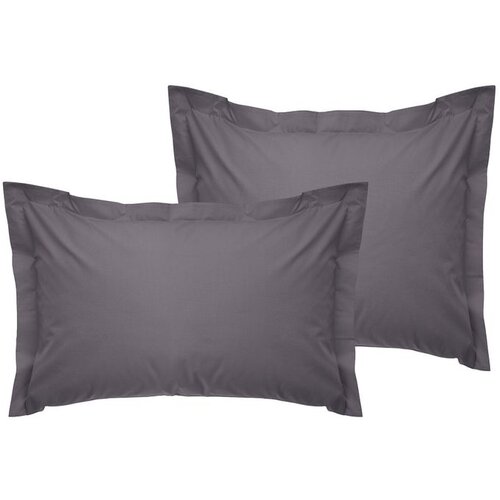  Tonne Grise - 70 Dark Grey Oxford Pillowcase Set (2 Pieces) (FR) Cene