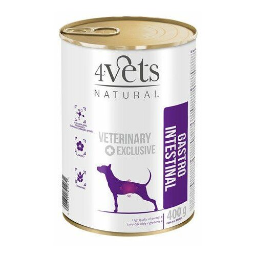 4Vets Natural Dog Veterinarska Dijeta Gastro Intestinal 400g Slike