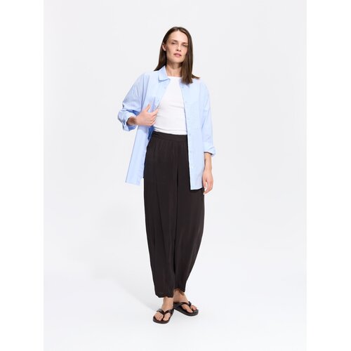 Reserved LADIES` TROUSERS - tamnosmeđe Cene
