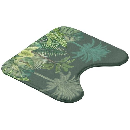 Douceur d int&amp;eacute;rieur Zelena tekstilna kupaonska prostirka za WC 45x45 cm Vagabonde &amp;ndash; Slike
