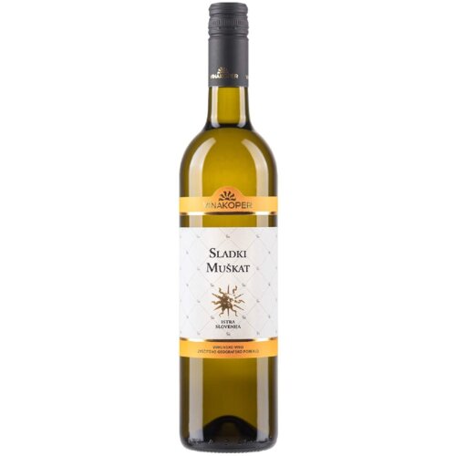 Vinakoper Belo vino VINA KOPER slatki Mu&amp;scaron;kat 0,75l Slike