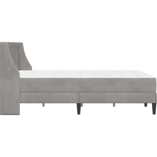  Okvir kreveta s madracem Svijetlo siva 140 x 200 cm Bar&amp;scaron;un Slike