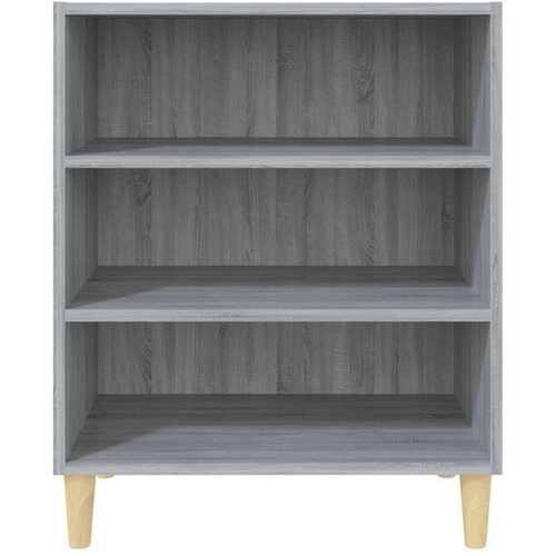 VidaXL Komoda siva sonoma 57x35x70 cm iverna plo&amp;scaron;ča Slike