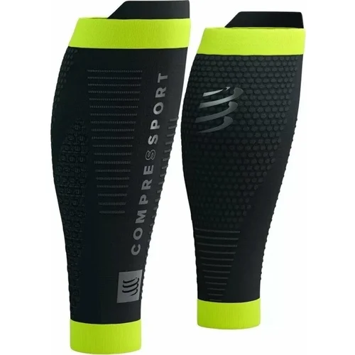 Compressport R2 3.0 Flash Black/Fluo Yellow T3 Prevleke za tekaške copate