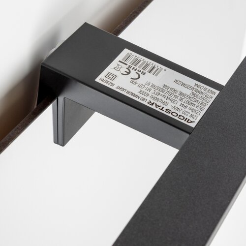 Aigostar LED osvetljenje za ogledalo u kupatilu LED/12W/230V 4000K 60 cm IP44 crna Slike