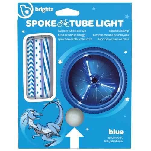 BRIGHTZ Spoke Tube LED svjetla za žbice na biciklu &amp;ndash; Blue (1099) 1099 Slike