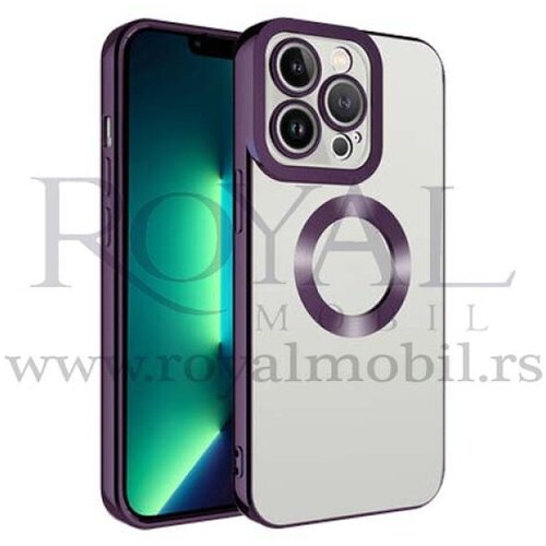  futrola circle metalik za iphone 13 pro (6.1) tamno ljubicasta Slike