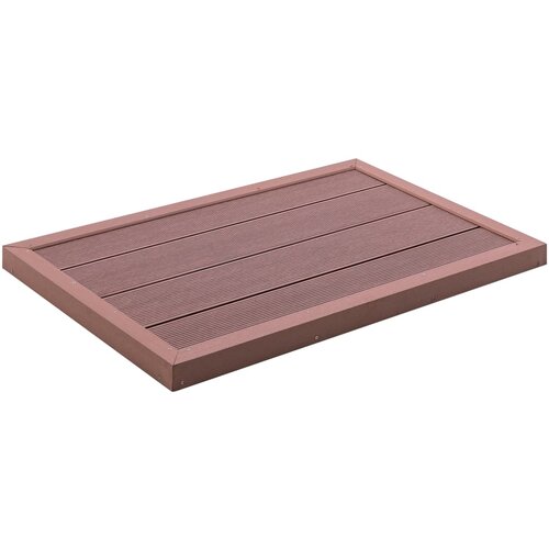 vidaXL Podni element za solarni tuš smeđi 101 x 63 x 5,5 cm WPC Cijene