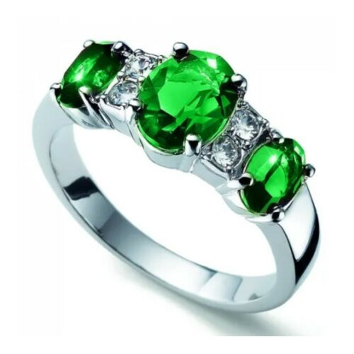 Ženski oliver weber select emerald prsten sa swarovski kristalima xl ( 41160xl.205 ) Slike