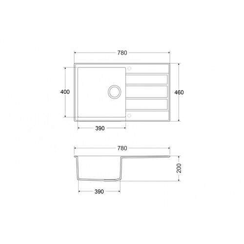 Sink Solution natura 40 plus Slike