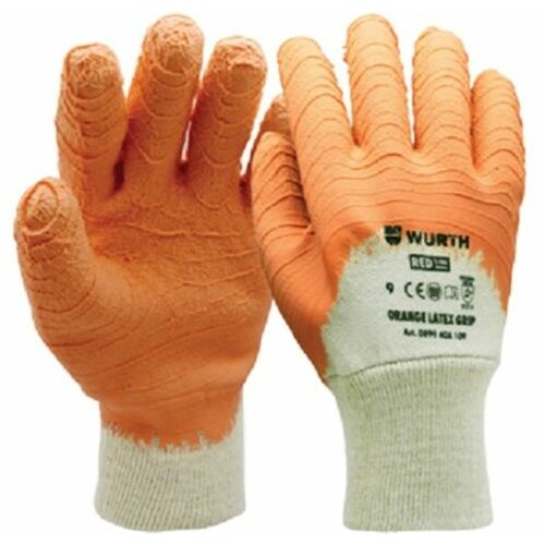 Wurth zaštitne rukavice Orange Latex Grip Slike