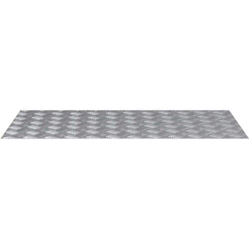 vidaXL Siva Aluminij 100 x 50 x 0.3 cm Nesklizne Cijene
