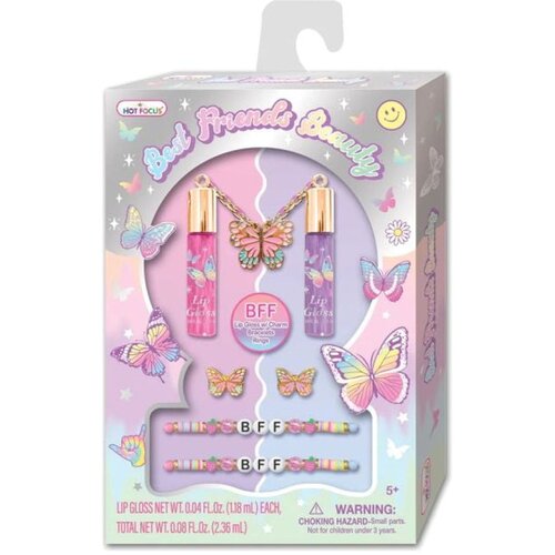 Hot Focus set BFF s lip glosom i narukvicom Slike