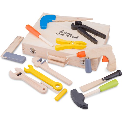 New Classic Toys Leseni kovček z orodjem – 12 kosov Cene