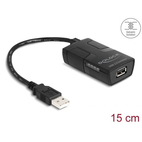 Delock Isolator USB 2.0 Type-A male to female with 5 kV Isolation for data lines Cijene