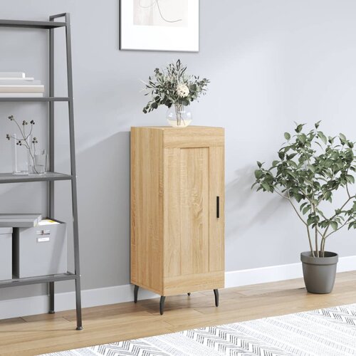 VidaXL Komoda boja hrasta sonome 34 5x34x90 cm od konstruiranog drva Slike
