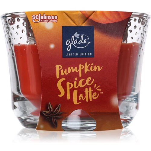 Glade Pumpkin Spice Latt&amp;eacute; di&amp;scaron;eča sveča 204 g Slike