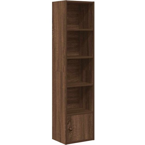 Maison Chic Knjižna omara - Knjižni regal rjavi hrast 31x24x127 cm inženirski les, (21724693) Slike