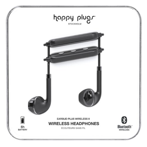 Happy Plugs Wireless II, bežične slu&scaron;alice, crne Cijene