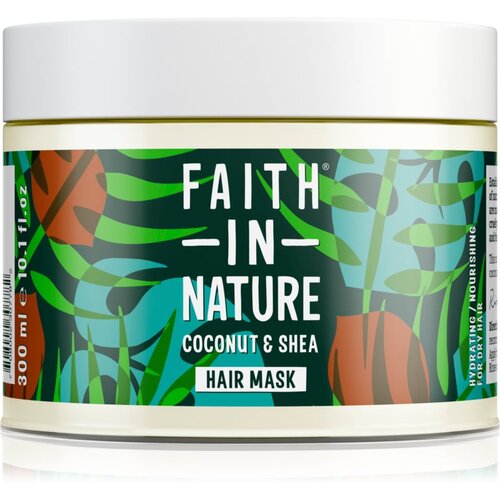 FAITH IN NATURE Coconut & Shea vlažilna maska za suhe in poškodovane lase 300 ml Cene