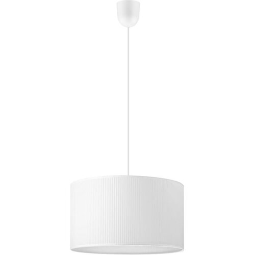 Luster na lanku SIRJA PLISADO 1xE27/15W/230V, prečnik 35 cm, bela Slike