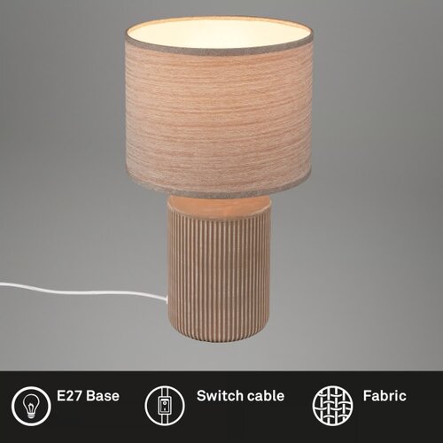 BRILO Stona lampa INO 1xE14/10W/230V braon Slike