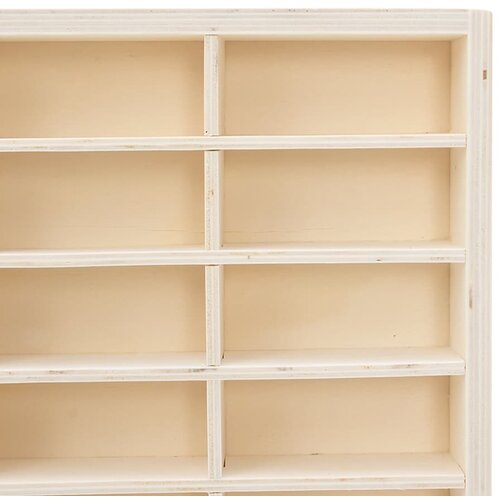  Drvena kolekcionarska vitrina s 90 odjeljaka 50,5 x 4,5 x 79 cm Slike