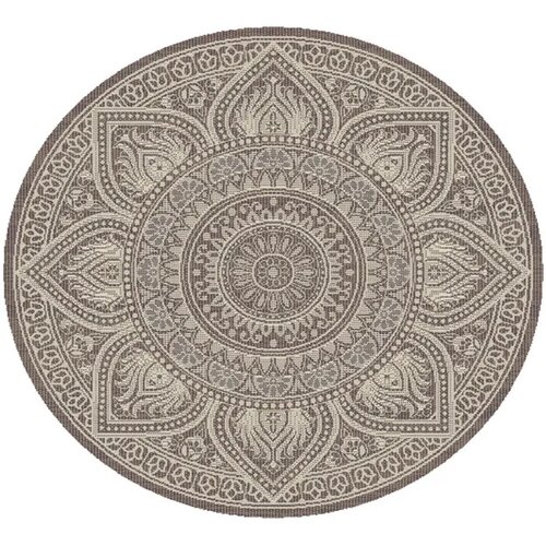 Devos Caby tepih outdoor okrugli slonova kost/srebrno /taupe 200CM Cene